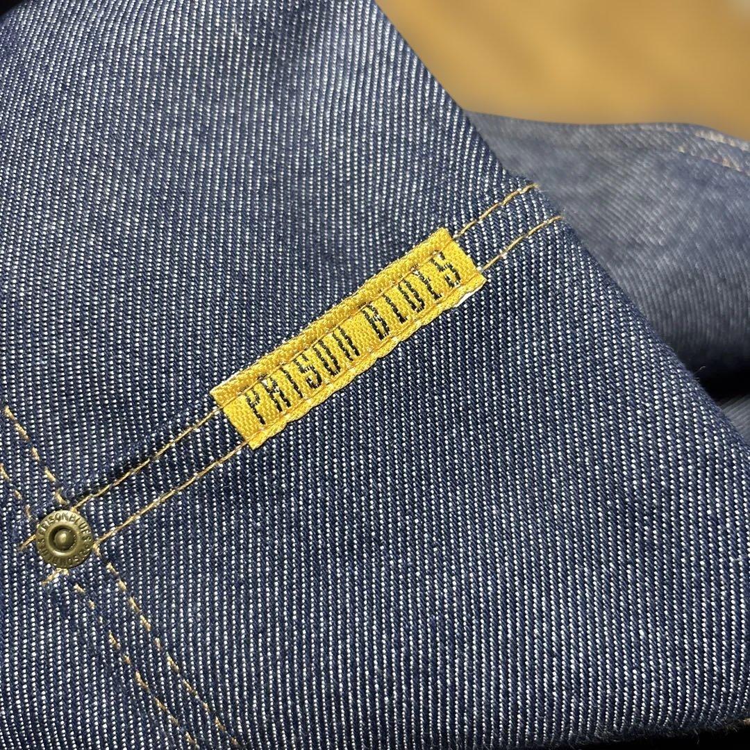 PRISON BLUES ダブルニー　デニムパンツ　w36 超美品