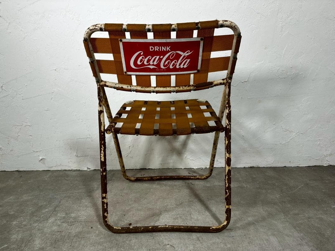 『Coca-Cola』コカコーラ 折りたたみチェア パイプイス RWcha54