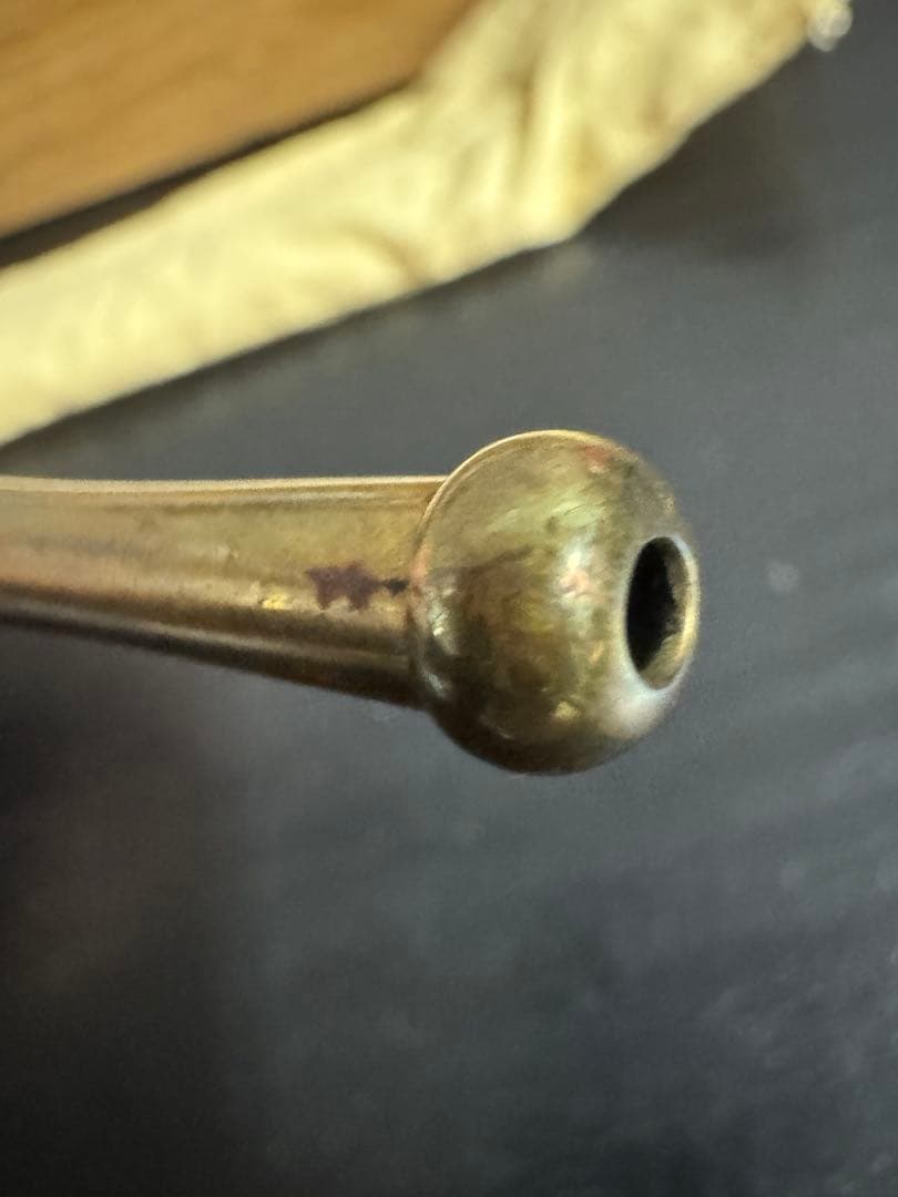 アンティーク木製金属パイプ 収納袋付き