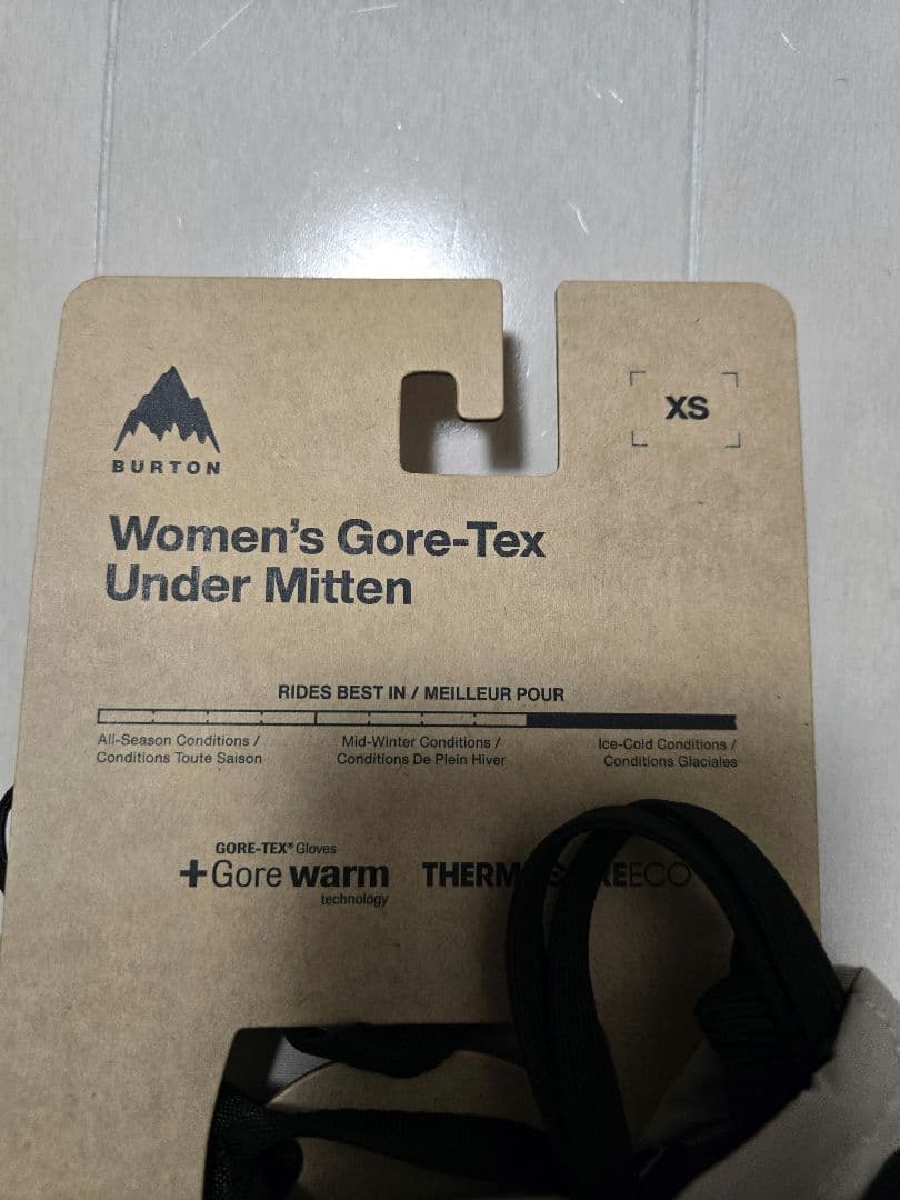BURTON バートン GORE-TEX ミトングローブ　レディース XSサイズ