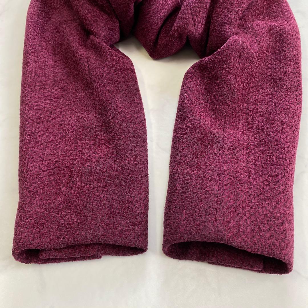 美品★CELINEセリーヌ ヴィンテージ ロゴボタン ジャケット ボルドー 40