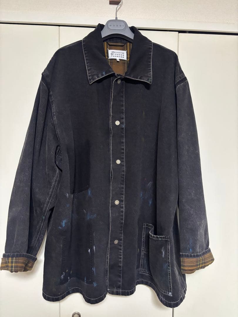 Maison Margiela ブラックデニム カバーオール 46 タグ付き