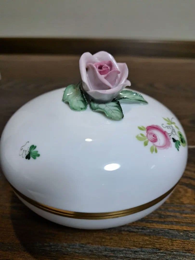 新品ヘレンド150周年記念　Vieille Rose D'Habsbourg希少