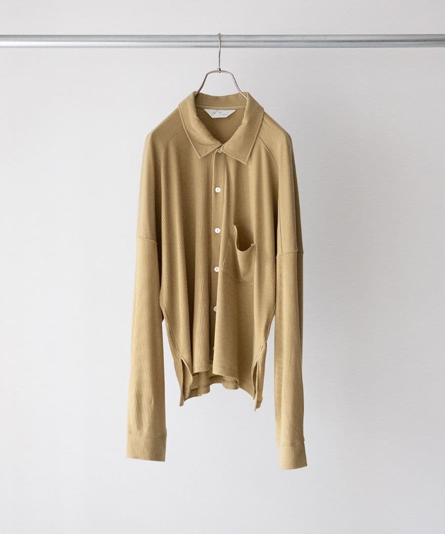 ancellm CAS/SIL KIMONO KNIT SHIRT ニットシャツ