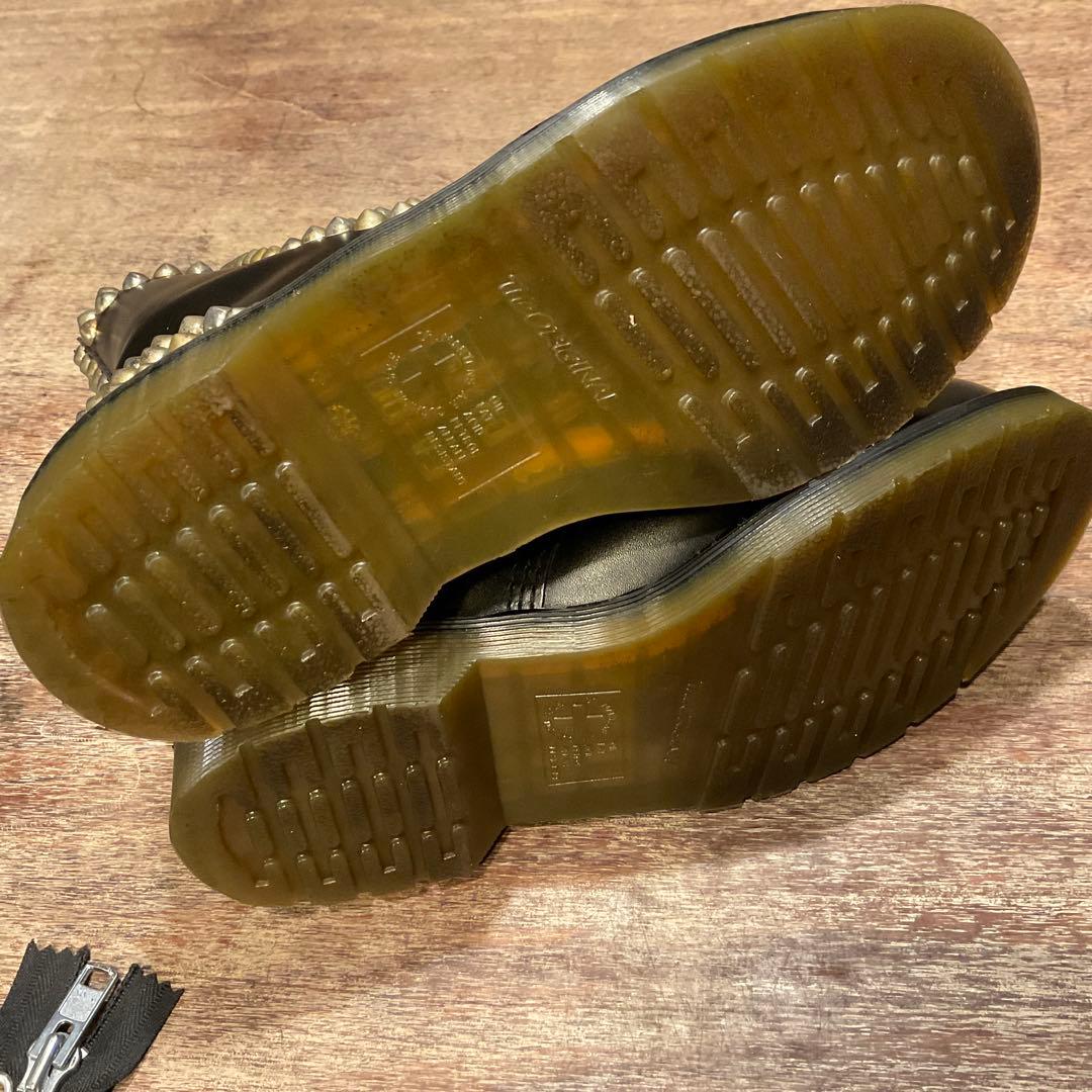 美品！ドクターマーチン スタッズ カスタム 10ホール ブーツ 1919 黒