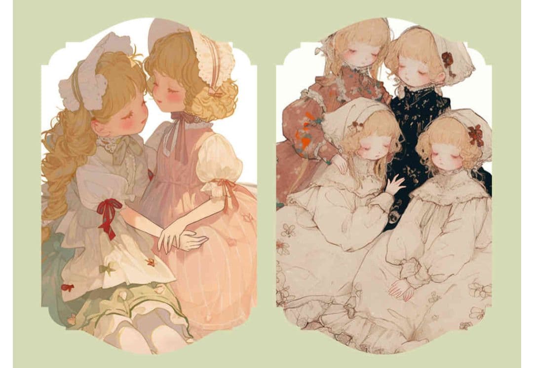 廃盤品✩J1229＃馥春宴(贝壳光)如終野切り売り海外人物女の子AIマステ