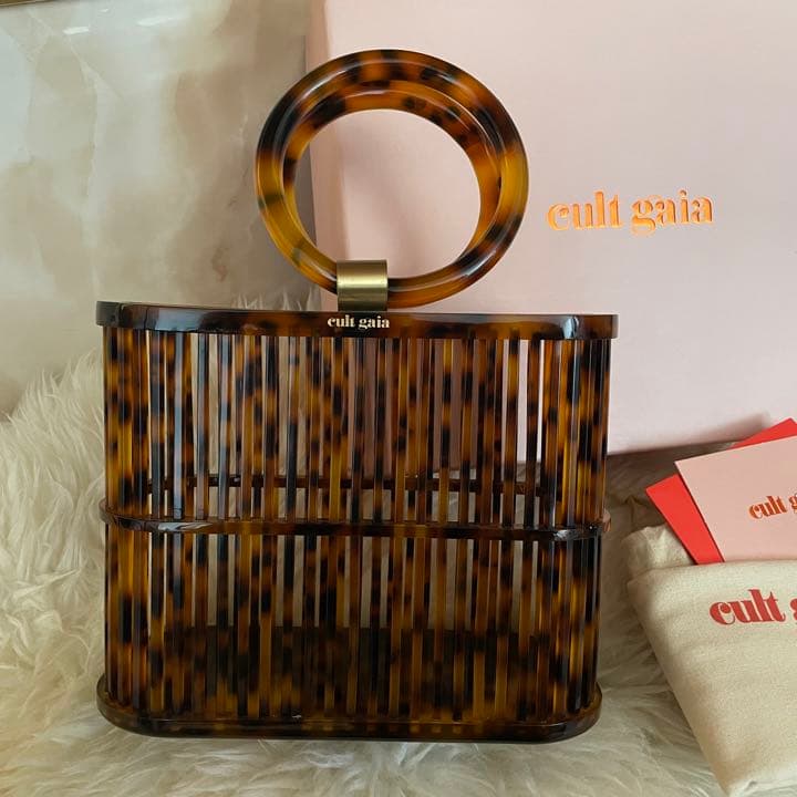 【訳アリ】浴衣小物 cult gaia Bekko Hand Bag BOX付