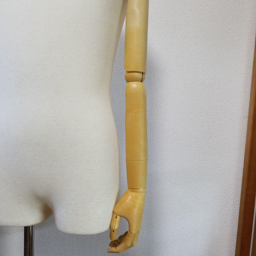 布製メンズトルソー　マネキン　腕可動式