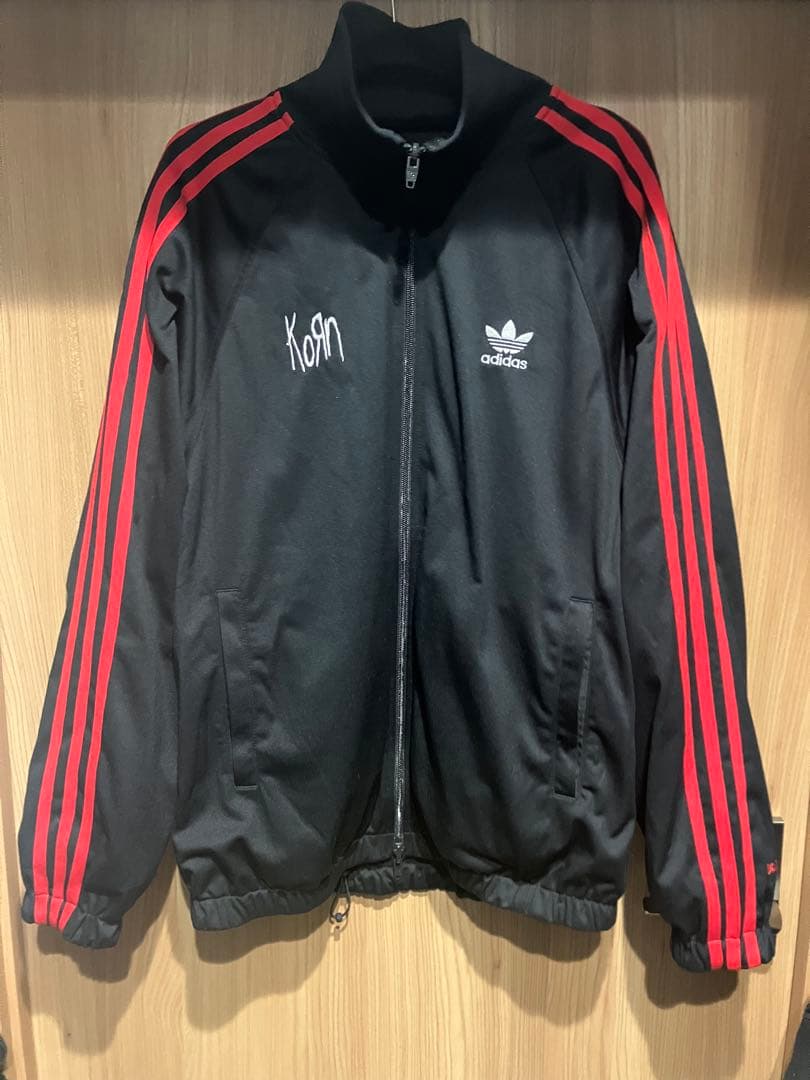 【最終値下げ】ADIDAS x KORN TRACK TOP M 黒
