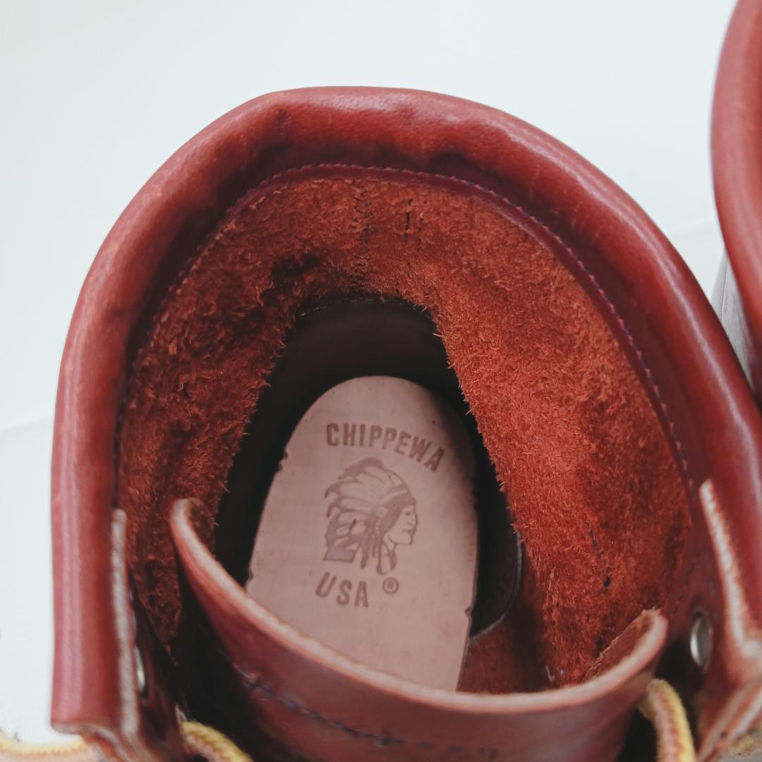 チペワ US7D 6INCH PLAIN TOE BOOTS Vibraｍ
