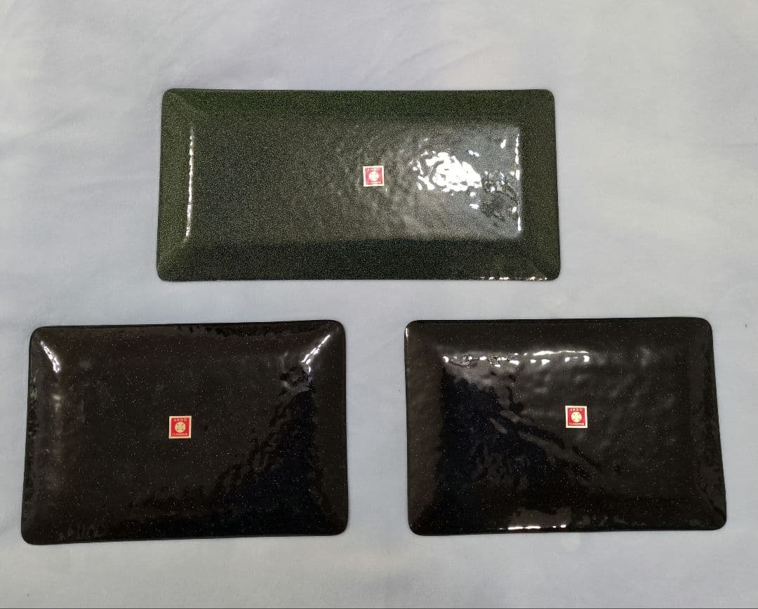 ひな祭り飾り　七宝焼　飾り皿 安藤七宝店　飾り皿3点セット