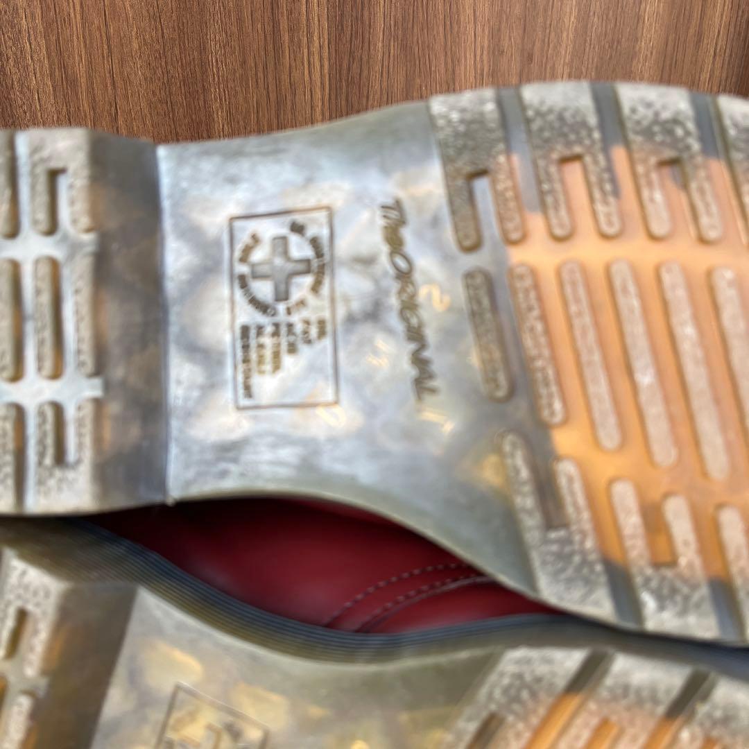Dr. Martens バーガンディ UK7 レースアップ ドクターマーチン