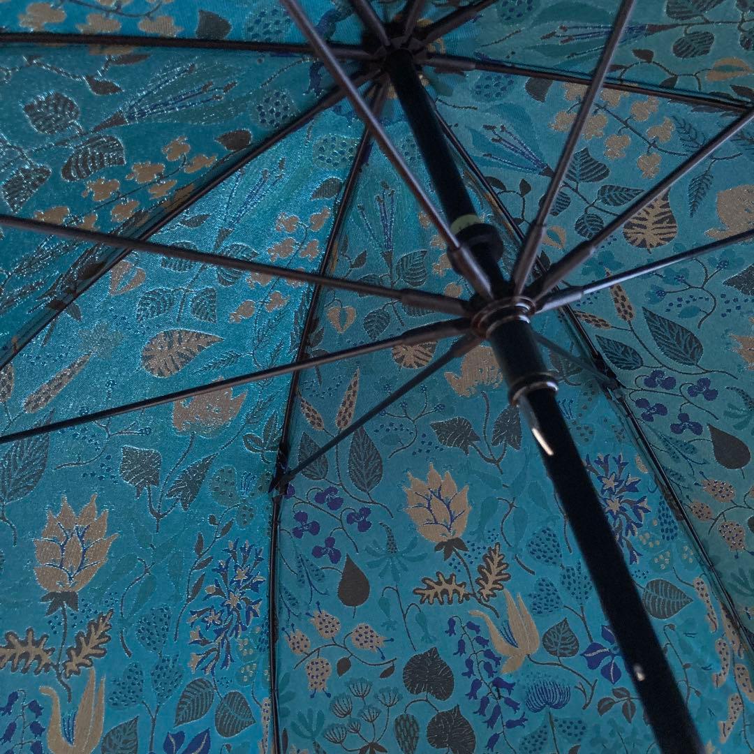槙田商店　高級傘　晴雨兼用　日本製　ブルー　北欧　定価19,800円