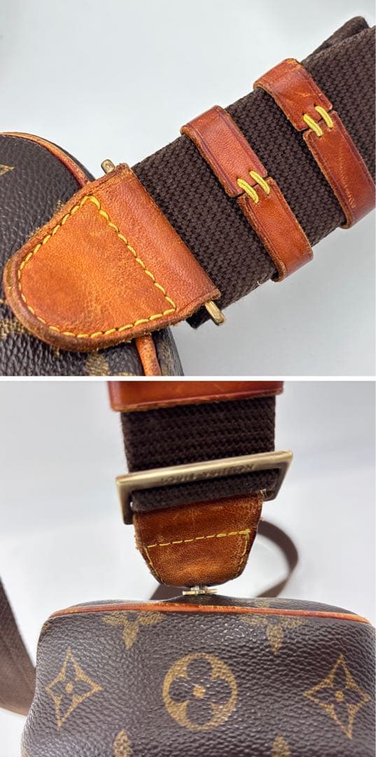 ルイヴィトン M51870 ポシェット ガンジュ ボディバッグ ウエストバッグ