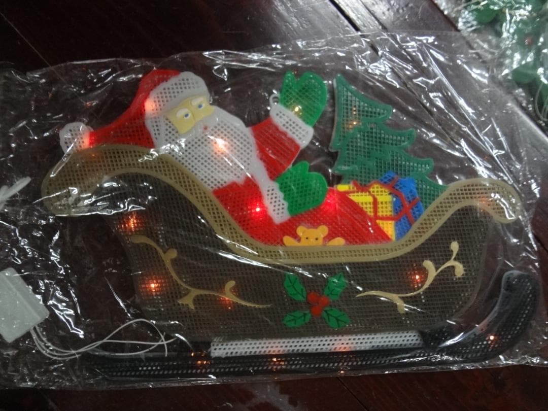 サンタクロース　クリスマスライト・電飾　　未使未使用品・横長さ約４８ｃｍ