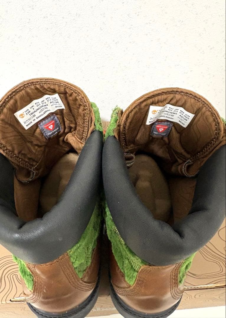 Timberland ハイカットブーツ ブラウン・グリーン【値下不可】