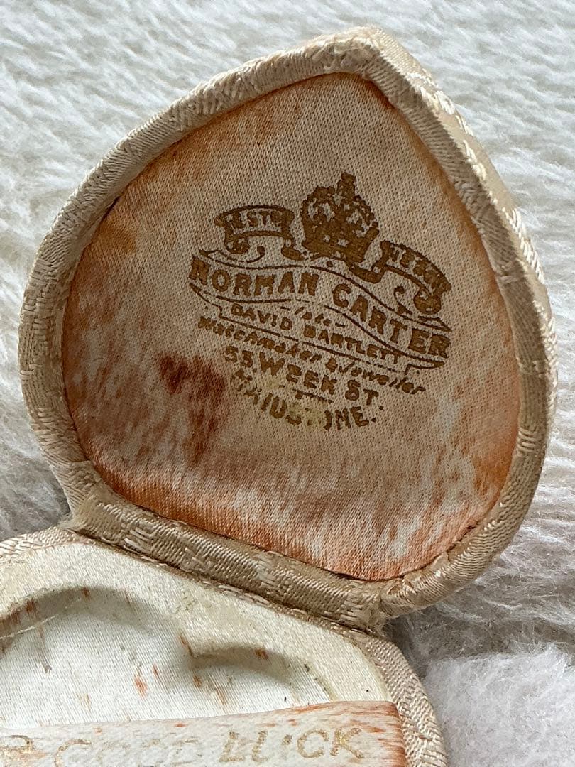 アンティークジュエリーケースNORMAN CARTER ハート型ケース