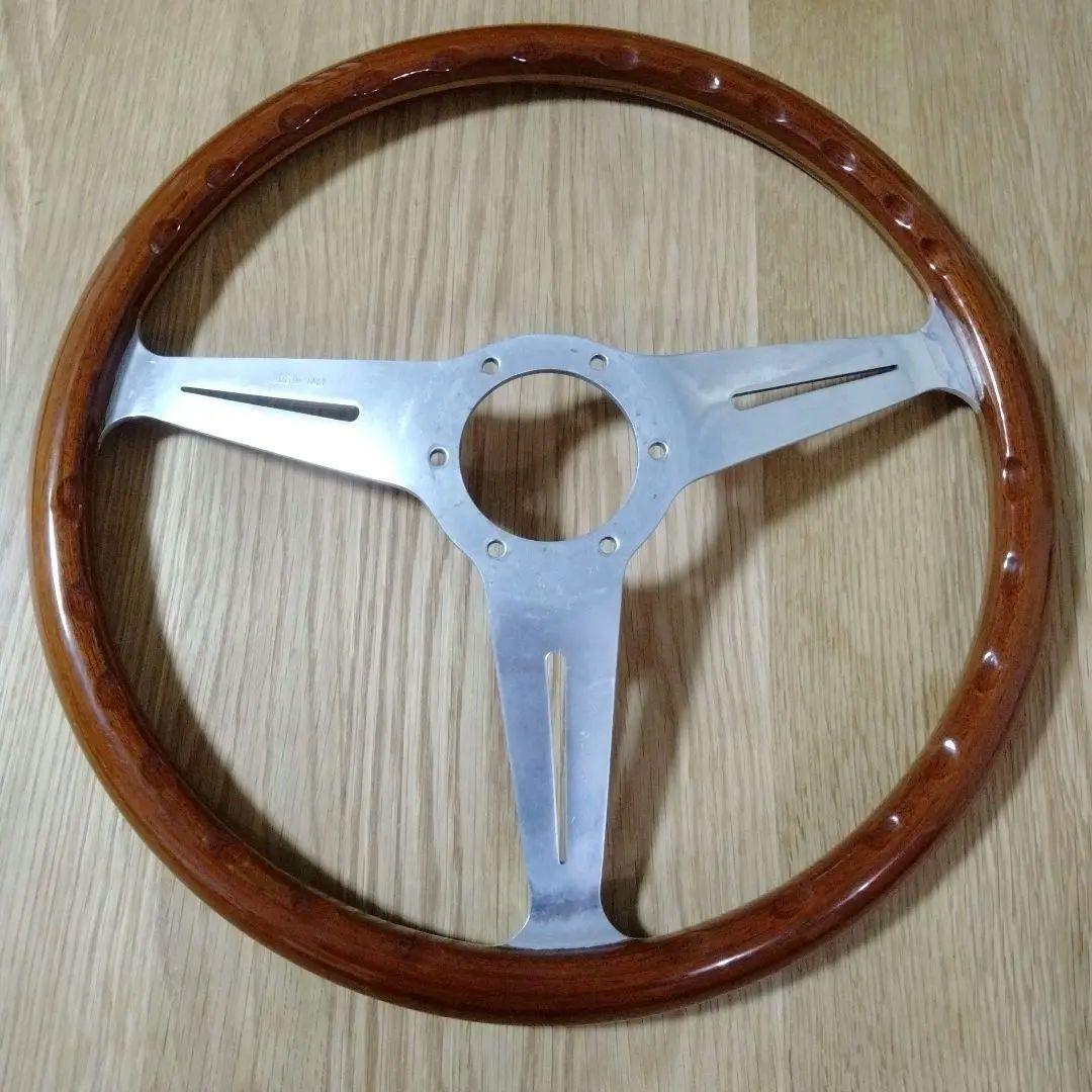 【80'S】NARDI ナルディ　クラシックウッド　ステアリングホイール　当時物