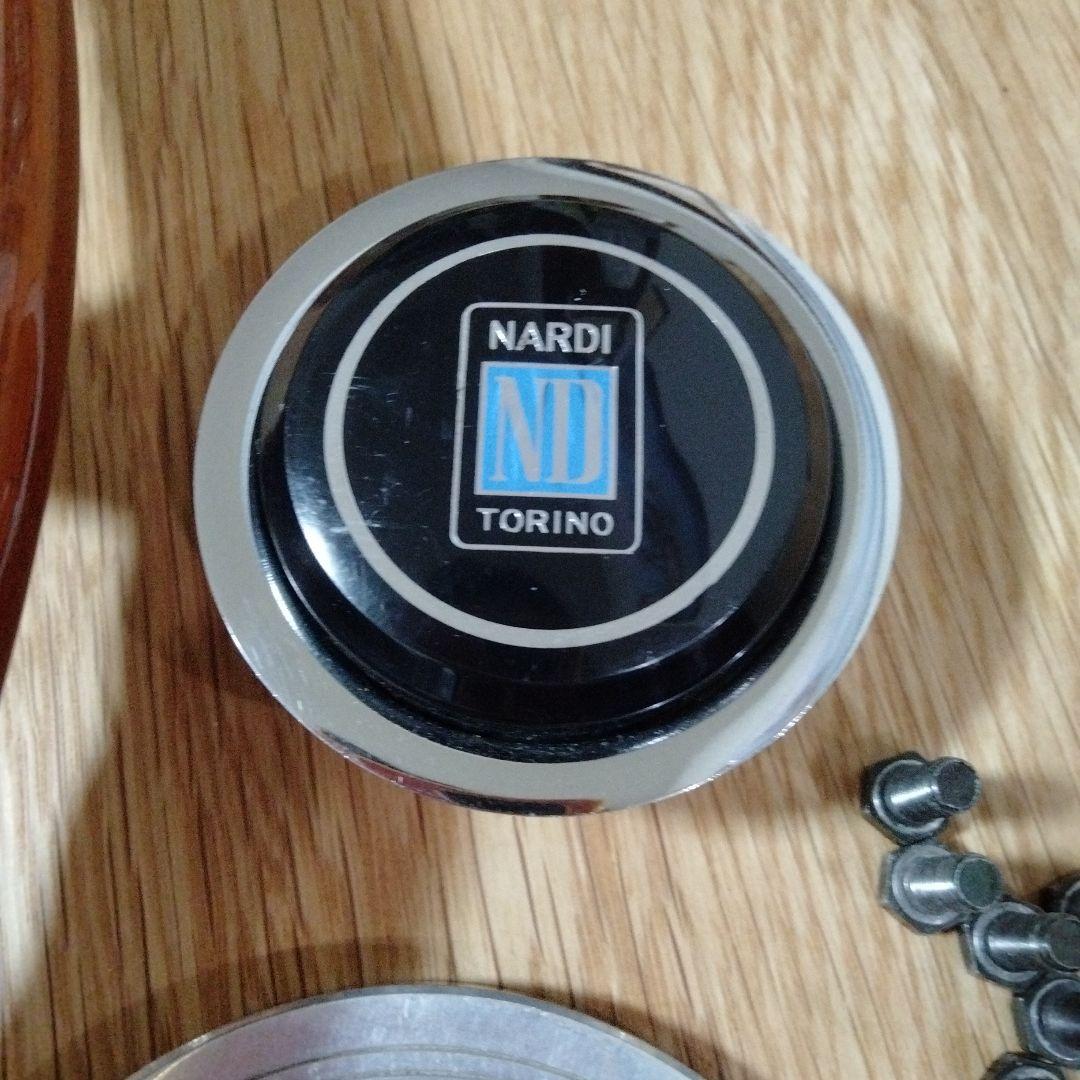 【80'S】NARDI ナルディ　クラシックウッド　ステアリングホイール　当時物