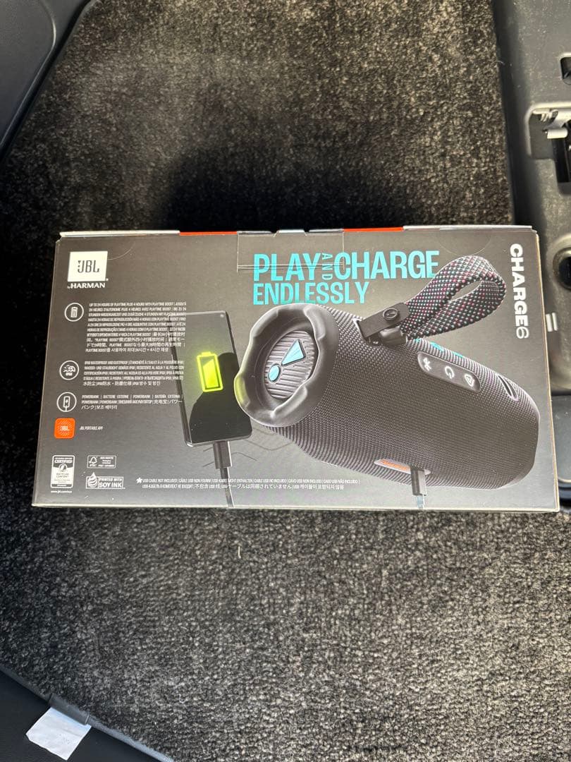 【新品、未開封】JBL Charge 6 ワイヤレススピーカー　ブラック
