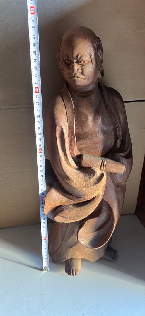 仏像　木彫仏像　伝統的な木製彫刻 置物