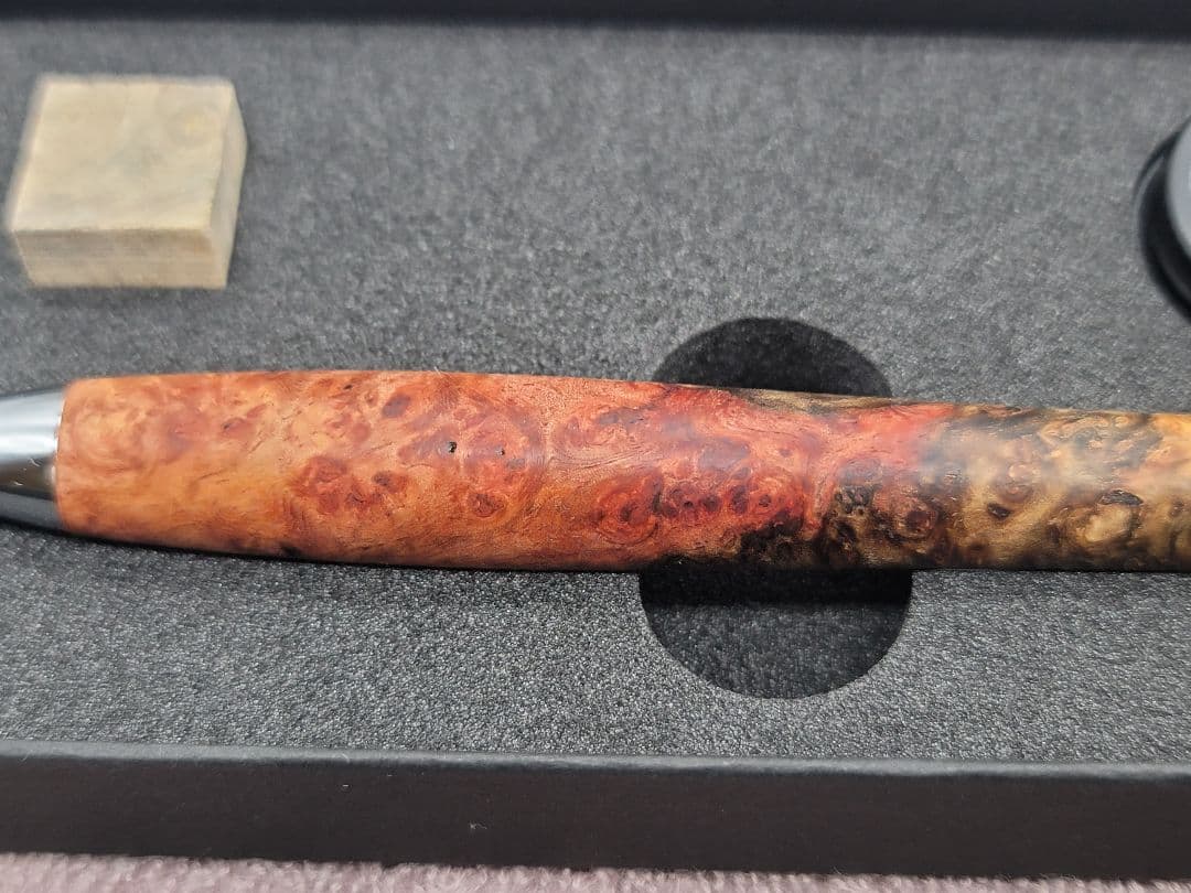 新品　こぶた工房　極上花梨瘤　トリコロール瘤　シャープペンシル0.5ミリ