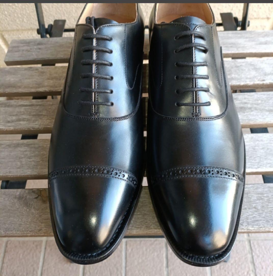 未使用 神匠 セミブローグ アノネイ ブローグ ブラック UK8 26