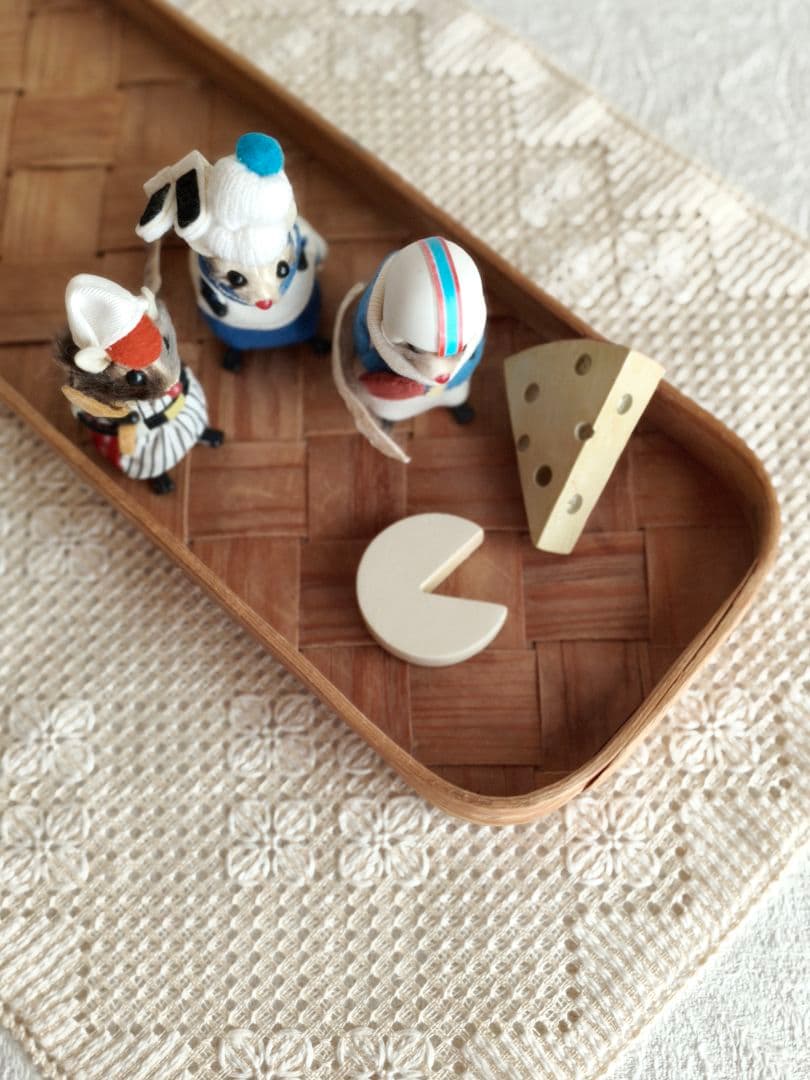 * vintage figure ❀ふんわり可愛い ラグビー選手の ネズミくん