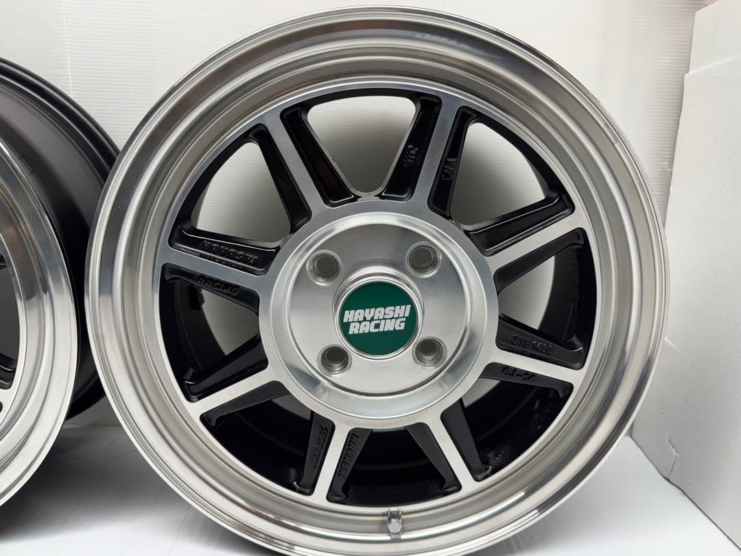 ハヤシ 14インチ 6J PCD100 ET45 2本 ハヤシレーシング