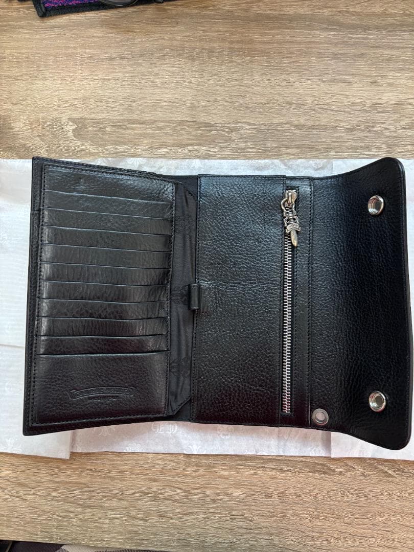 クロムハーツ　ウェーブ　ロングウォレット　長財布『新品未使用』