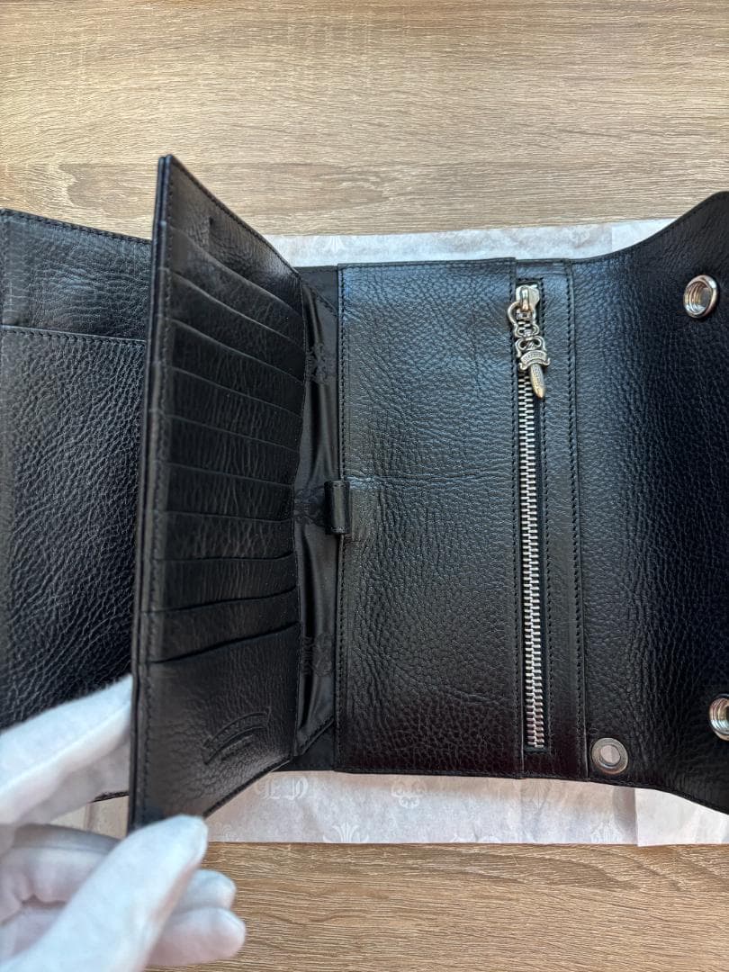 クロムハーツ　ウェーブ　ロングウォレット　長財布『新品未使用』