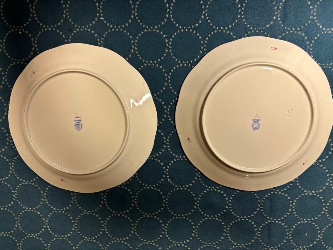 HEREND ヘレンド　アポニーピンク③プレート皿　25cm２枚