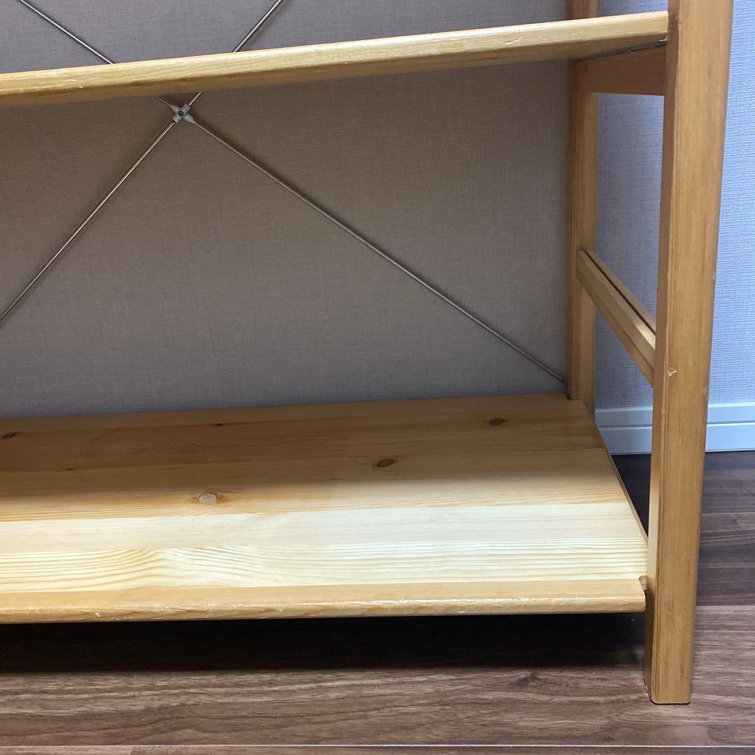 無印良品　パイン材3段オープンシェルフ