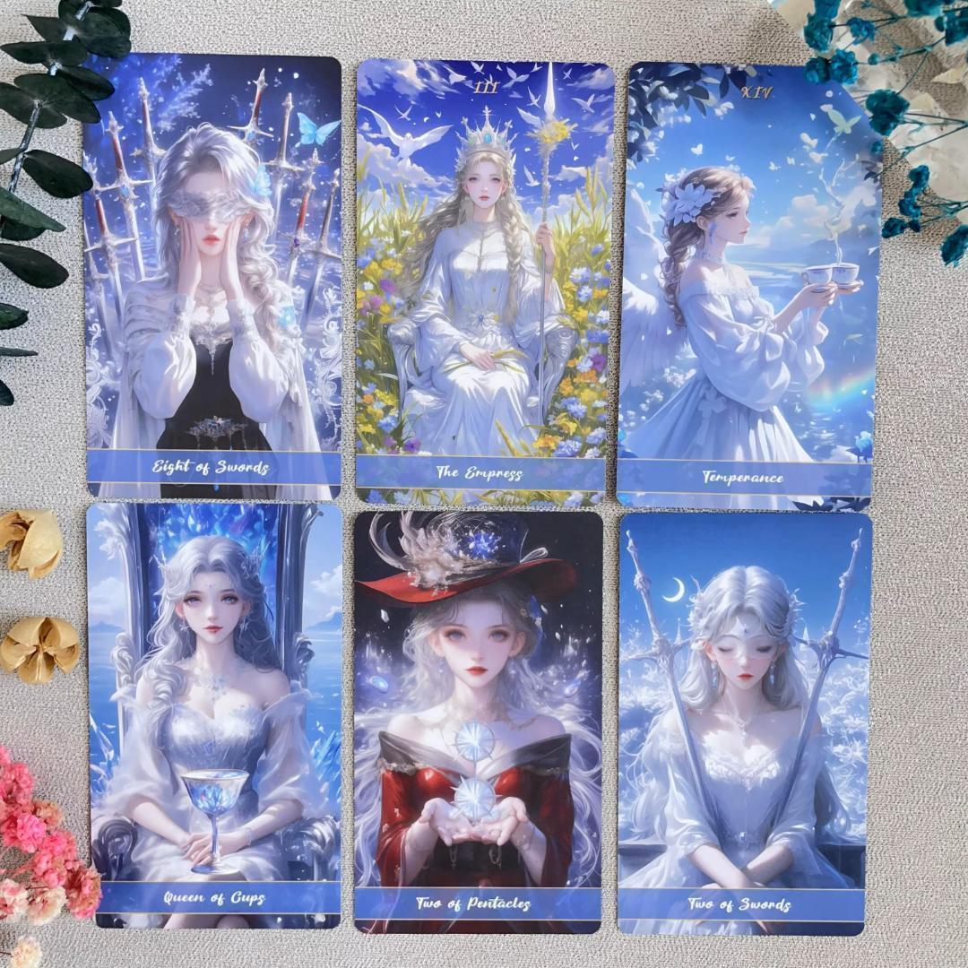 【正規品タロットカード】入手困難な海外デッキ✨クリスタルの愛のタロットカード