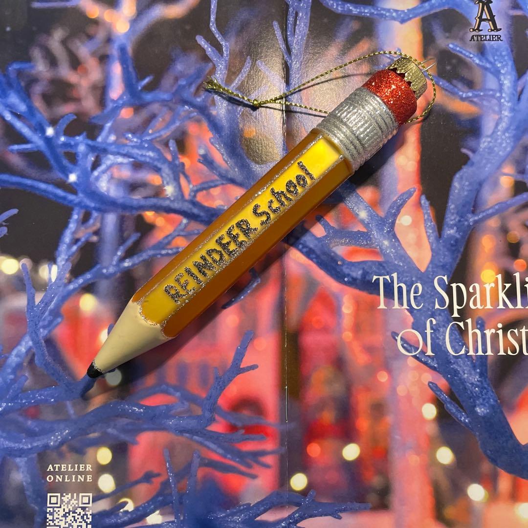 アスティエ・ド・ヴィラット　クリスマスオーナメント　えんぴつ＆万年筆