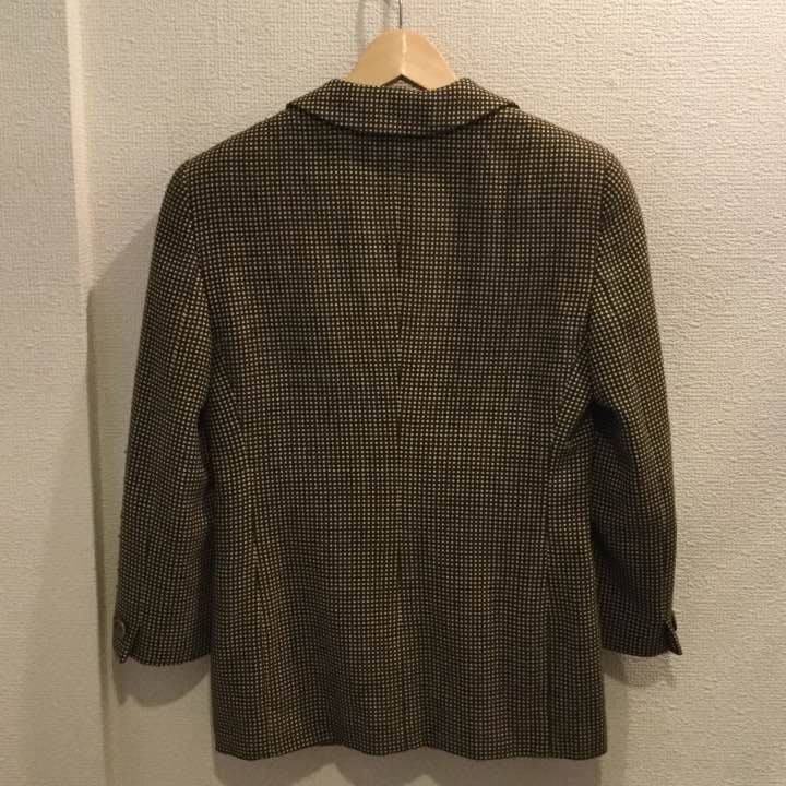 ジョルジオアルマーニ 黒タグ1つ釦カシミヤ混ジャケット38/テーラード