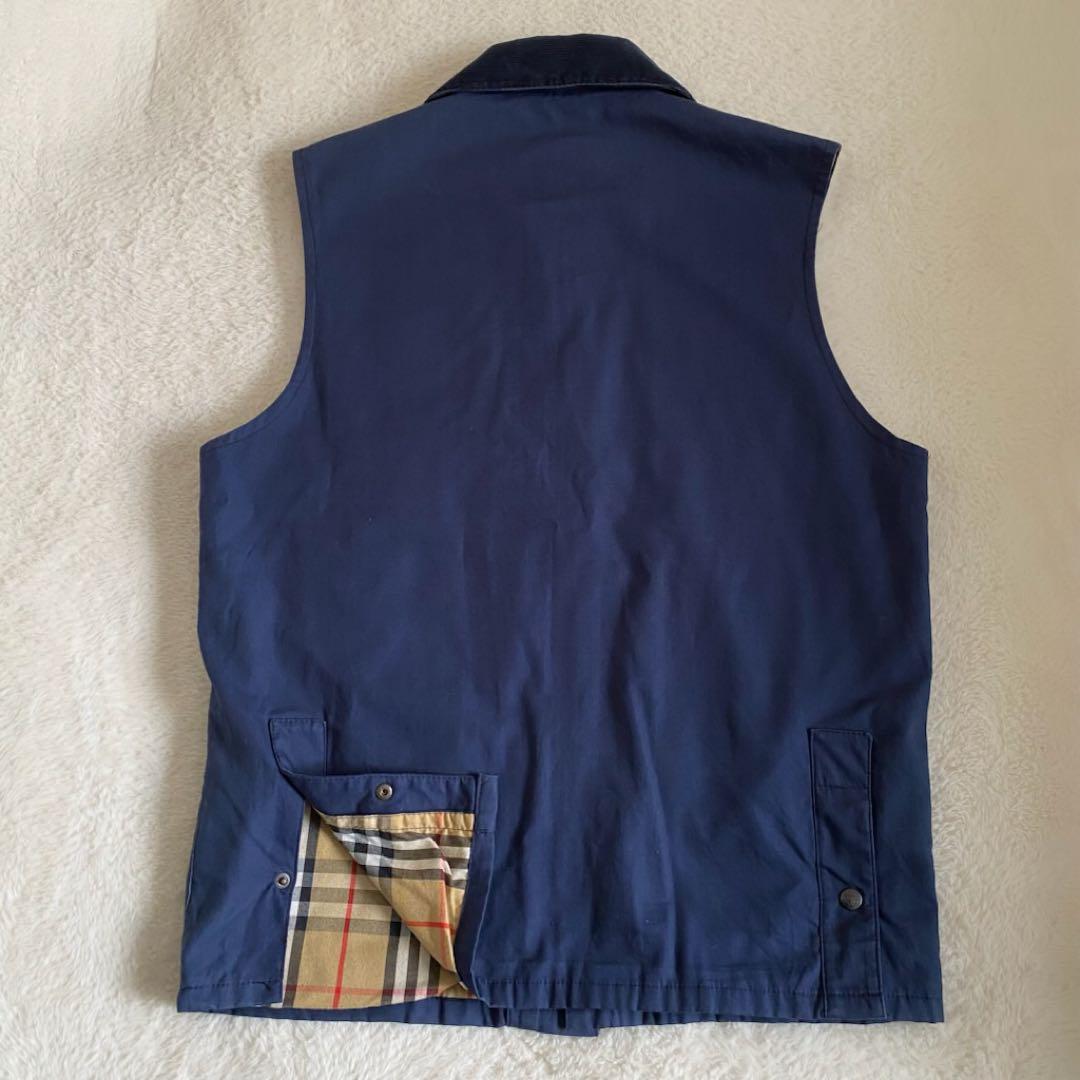 90s Burberrys 丸善　フィールドベスト　ノバチェック　コーデュロイ