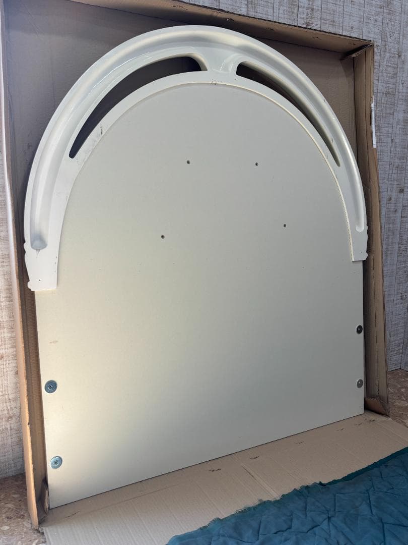 シングルベッドフレーム アイボリー イタリア フローレンス 枠のみ