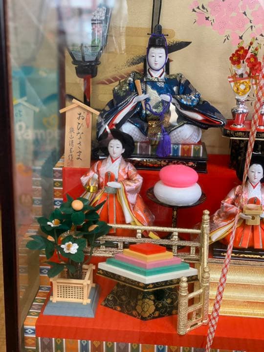 雛人形♡ガラスケース♡オルゴール付き♡