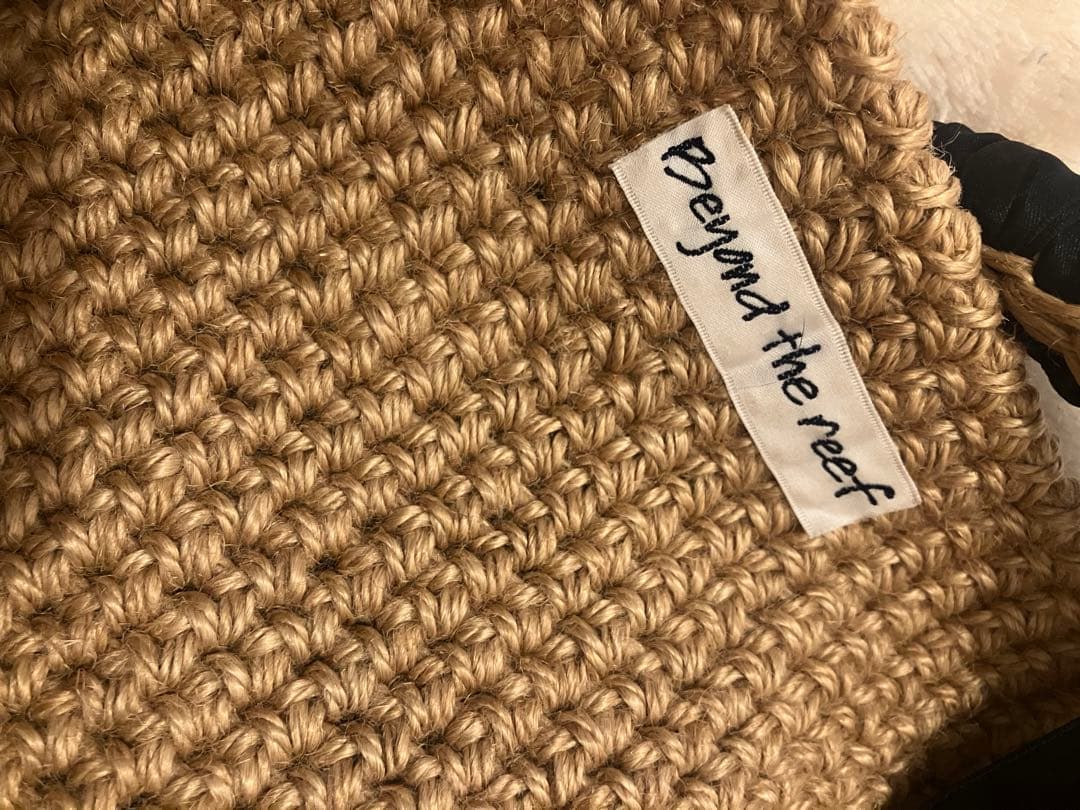 ビヨンドザリーフ　ヘンプバッグ　ファー付き