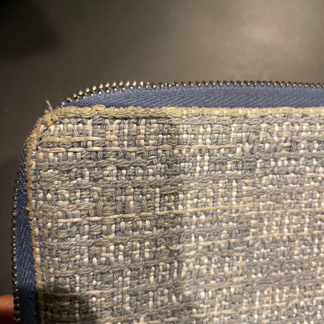 シャネル　CHANEL 長財布　ツイード