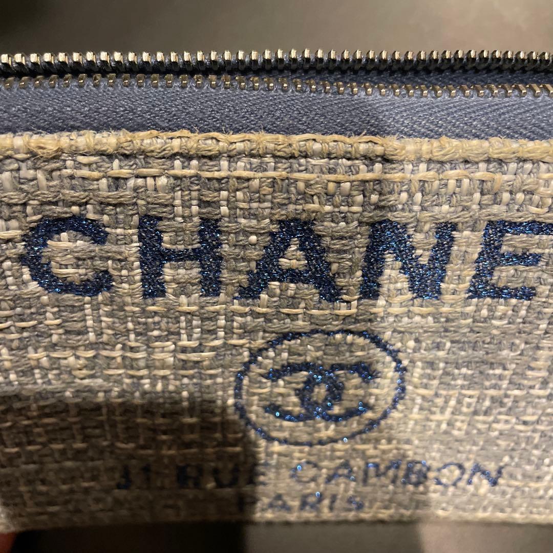 シャネル　CHANEL 長財布　ツイード