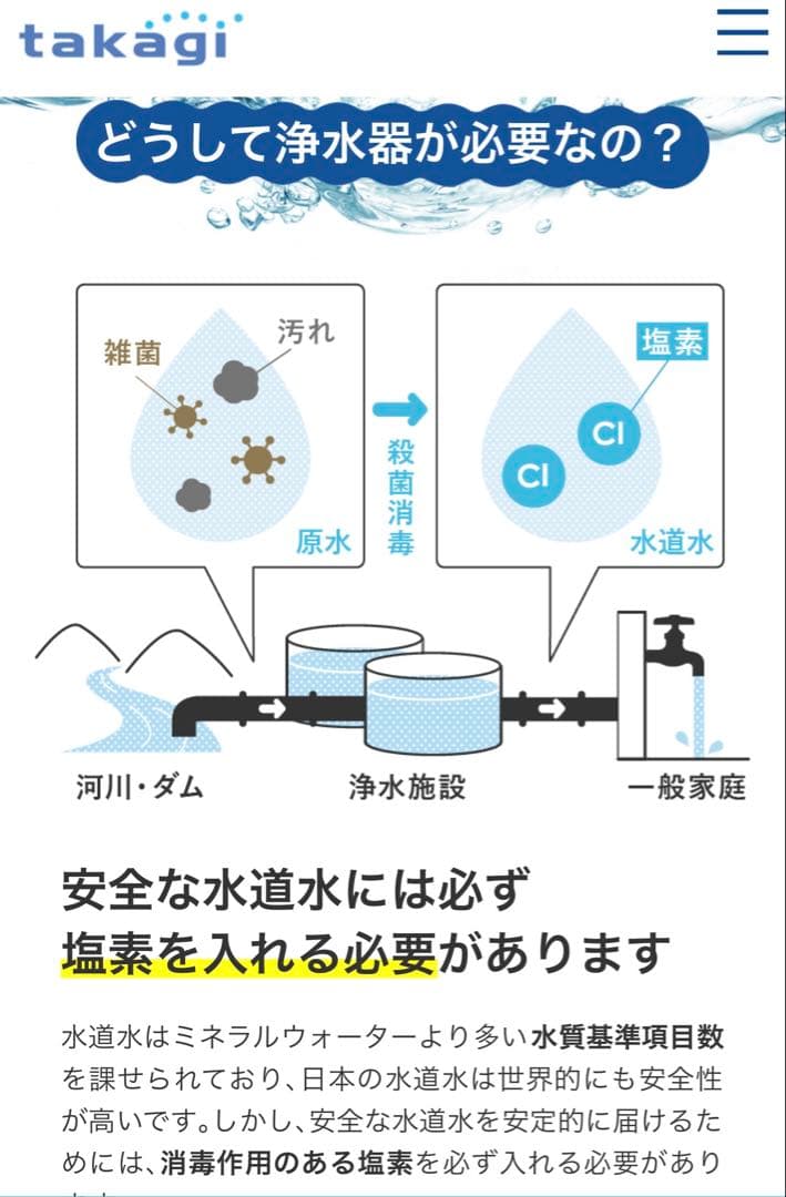 浄水器カートリッジ タカギ 5本人セット