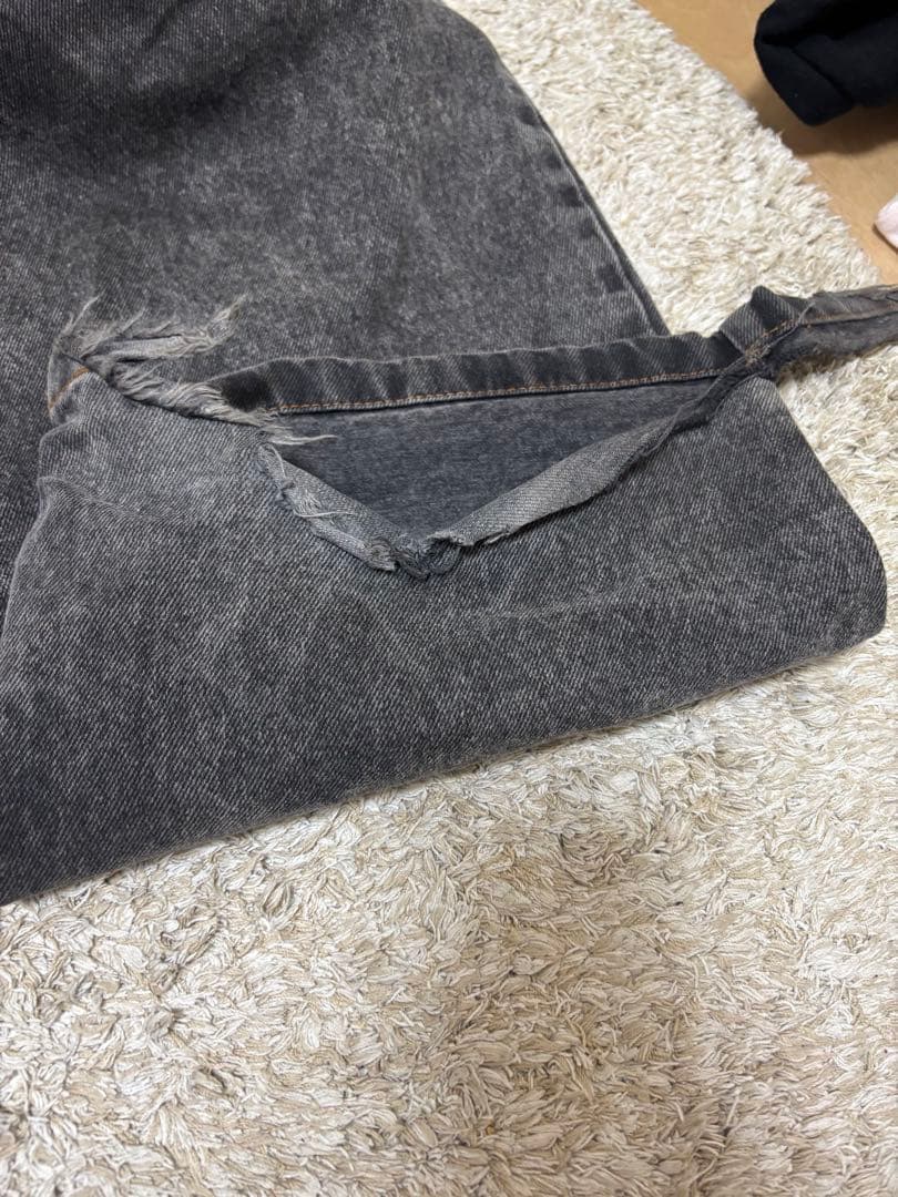 BIGBOY ダークグレー デニムパンツ S