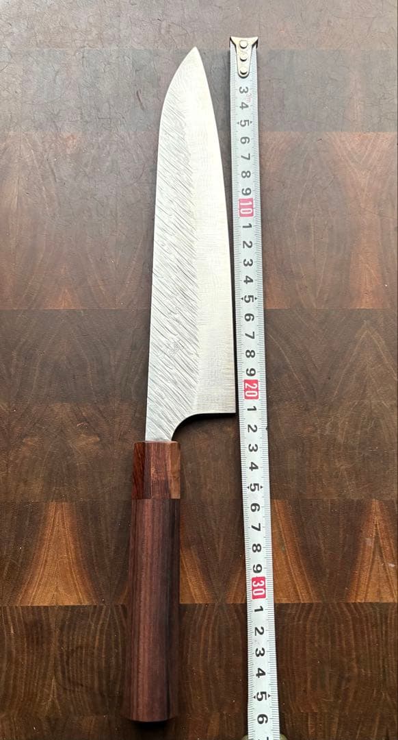 黒崎優　風神　ダマスカス　VG-10 牛刀　210mm 包丁　槌目　越前打刃物