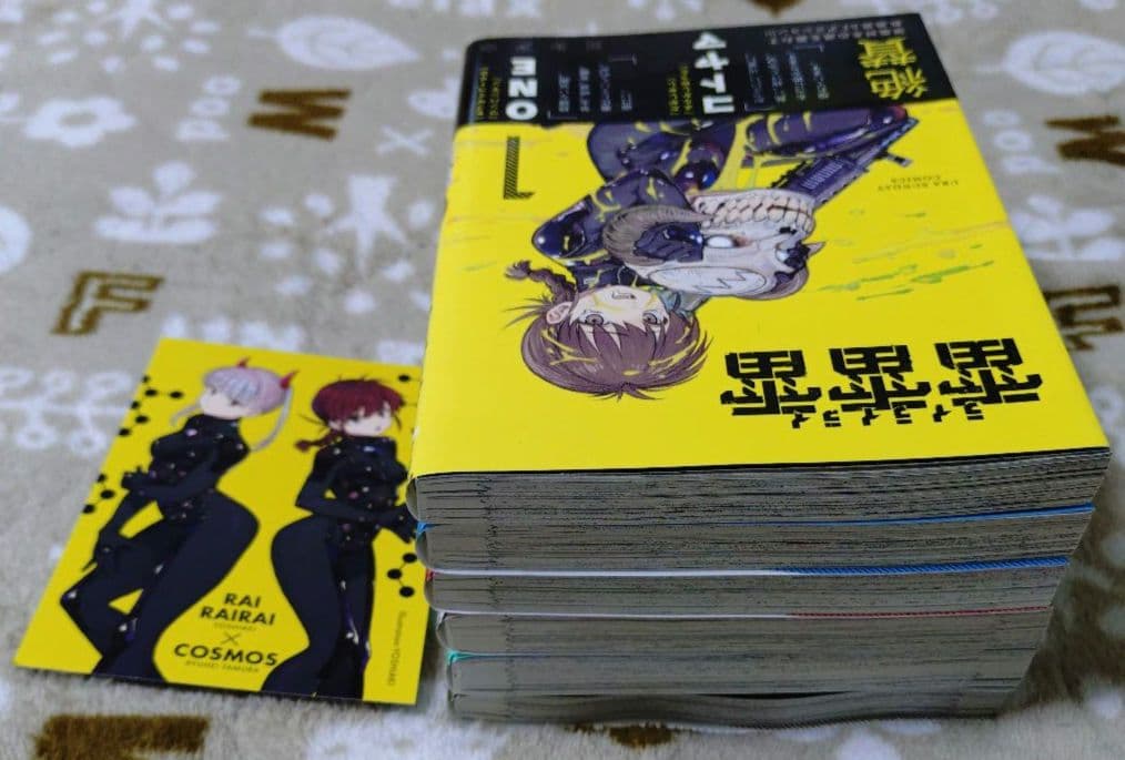 雷雷雷 1巻 6巻 描き下ろしイラストカード ヨシアキ 田村隆平 7点セット