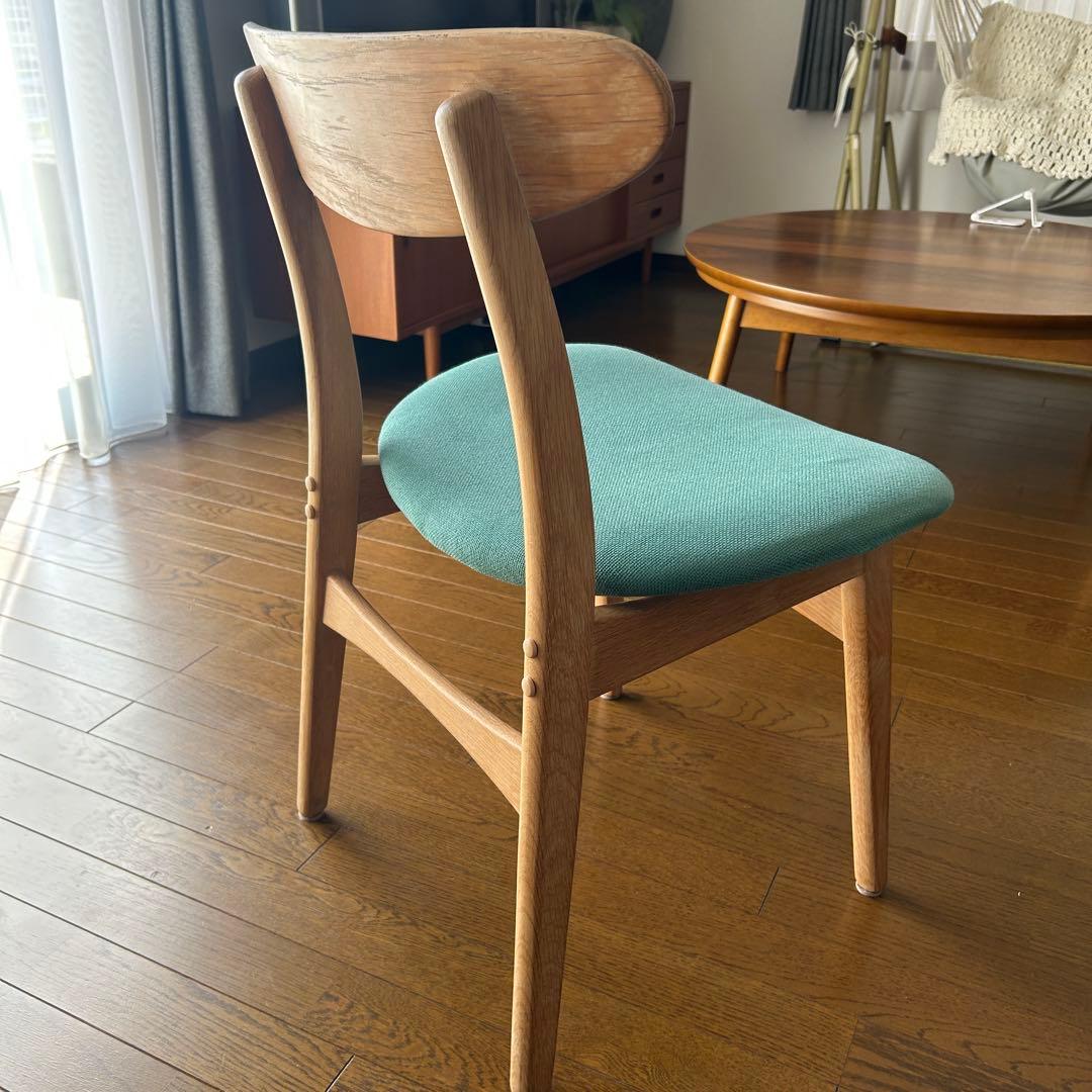 ハンス・J・ウェグナー リプロダクト品 ダイニングチェア 椅子 布張り