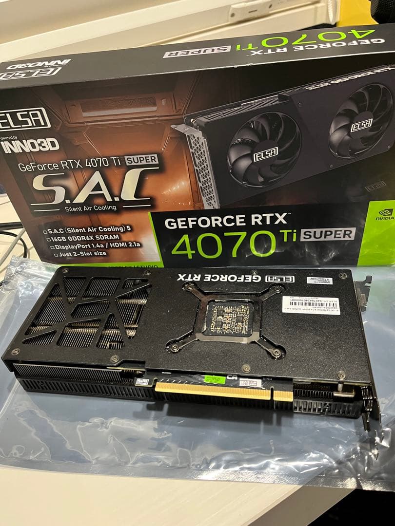 グラフィックボード・グラボ・ビデオカード elsa geforce rtx4070ti super