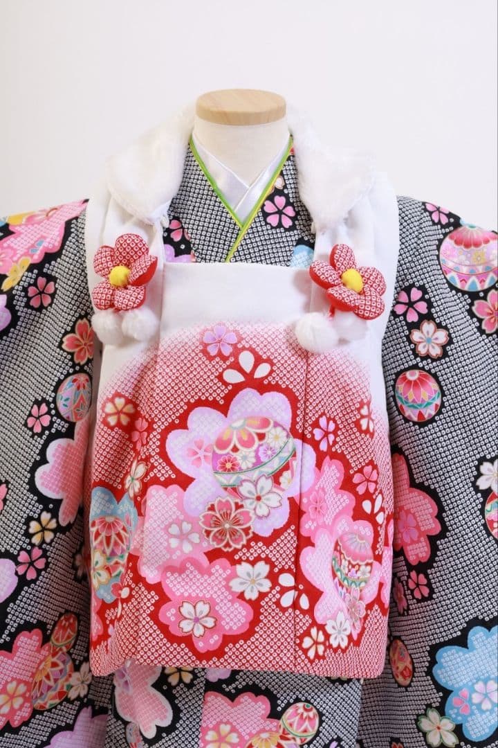 七五三✿七五三着物✿3歳女の子✿着物✿被布✿被布セット✿ショール✿子供着物✿3歳