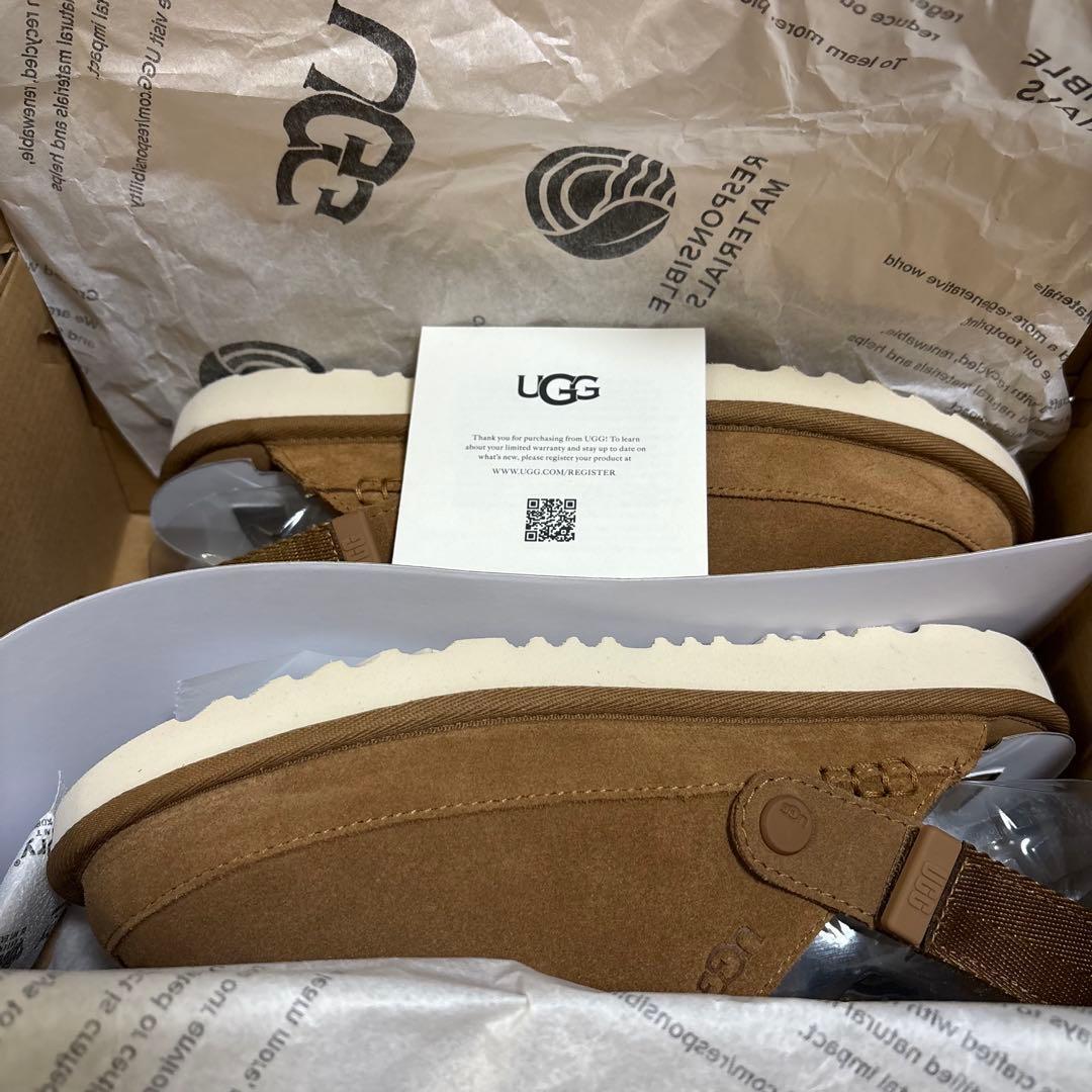 新品・未使用 UGG✨ゴールデンスター クロッグ チェストナッツ 23.5㎝